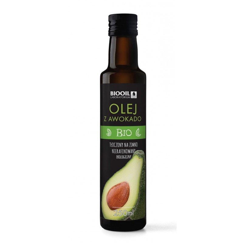 OLEJ Z AWOKADO TŁOCZONY NA ZIMNO BIO 250 ml - BIOOIL