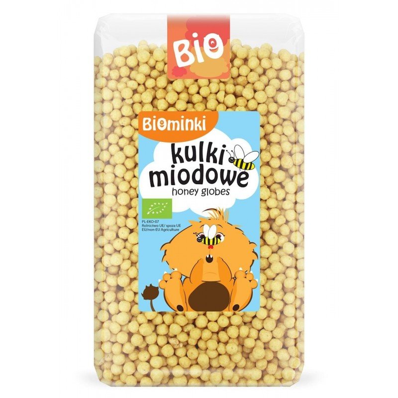 KULKI MIODOWE BIO 300 g - BIOMINKI