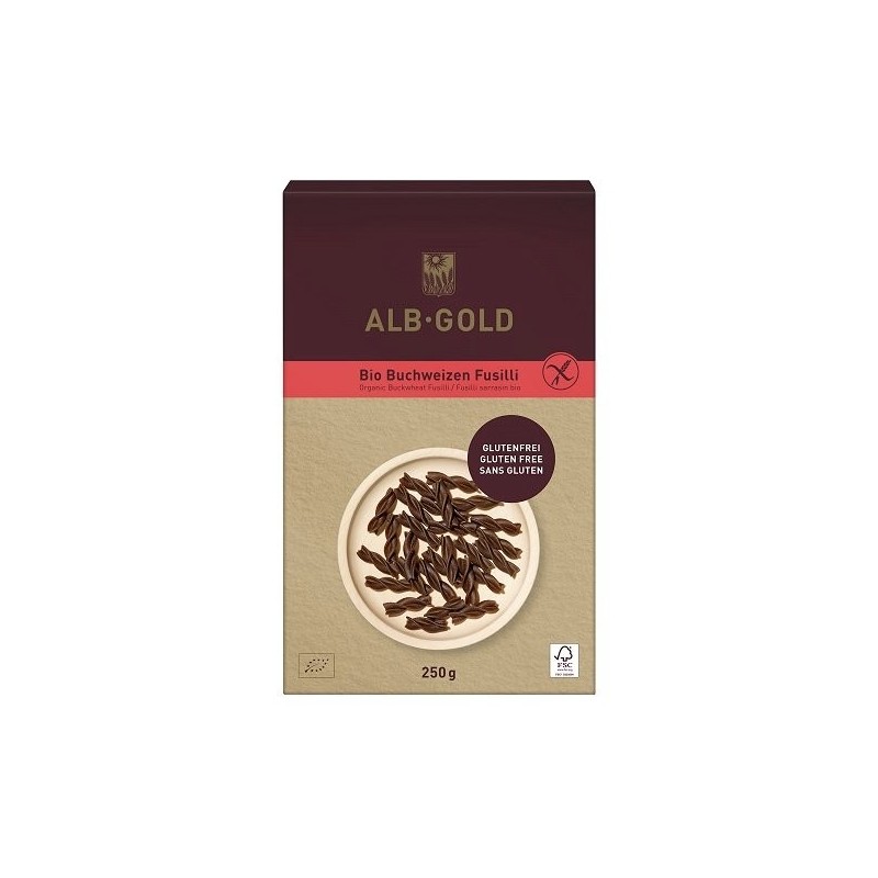 MAKARON PROTEINOWY (Z SOCZEWICY CZERWONEJ) ŚWIDERKI BEZGLUTENOWY BIO 250 g - ALB-GOLD