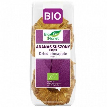 ANANAS SUSZONY KRĄŻKI BIO  (SUROWIEC) (16 kg)