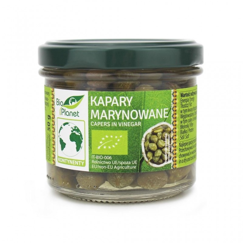 KAPARY MARYNOWANE BIO 100 g (50 g) - BIO PLANET