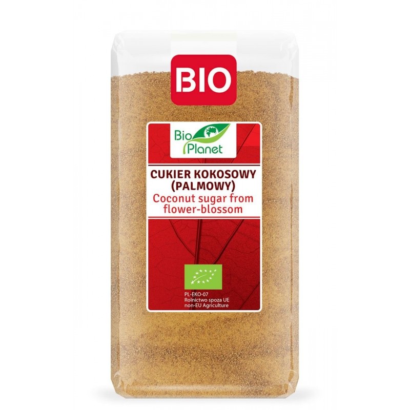 CUKIER KOKOSOWY BIO 500 g - BIO PLANET