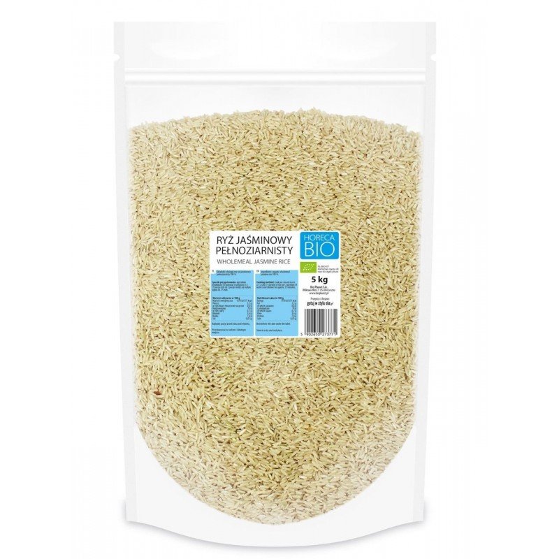 RYŻ JAŚMINOWY PEŁNOZIARNISTY BIO 5 kg - HORECA (BIO PLANET)