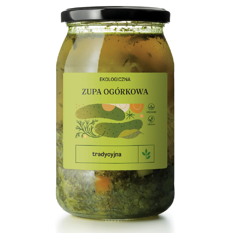 ZUPA OGÓRKOWA BIO 900 ml - DELIKATNA