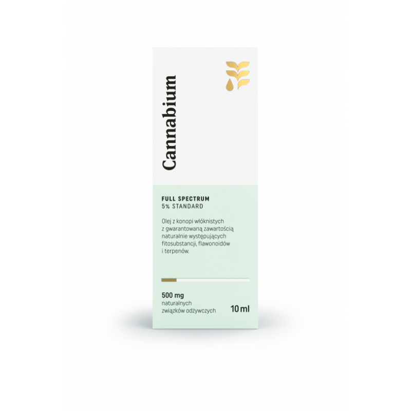 OLEJ Z KONOPI STANDARD 5 % 10 ml - CANNABIUM