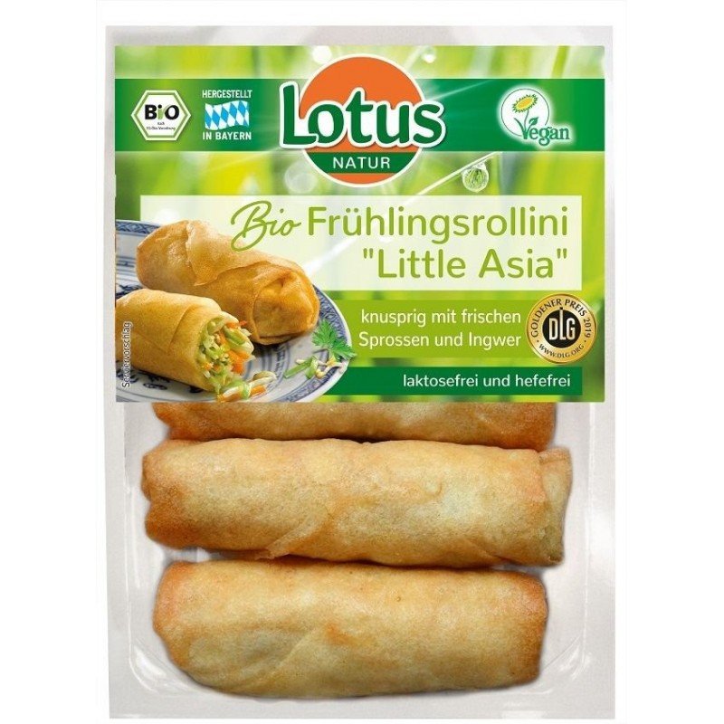 SAJGONKI WARZYWNE Z KIEŁKAMI FASOLKI MUNG BIO 200 g - LOTUS