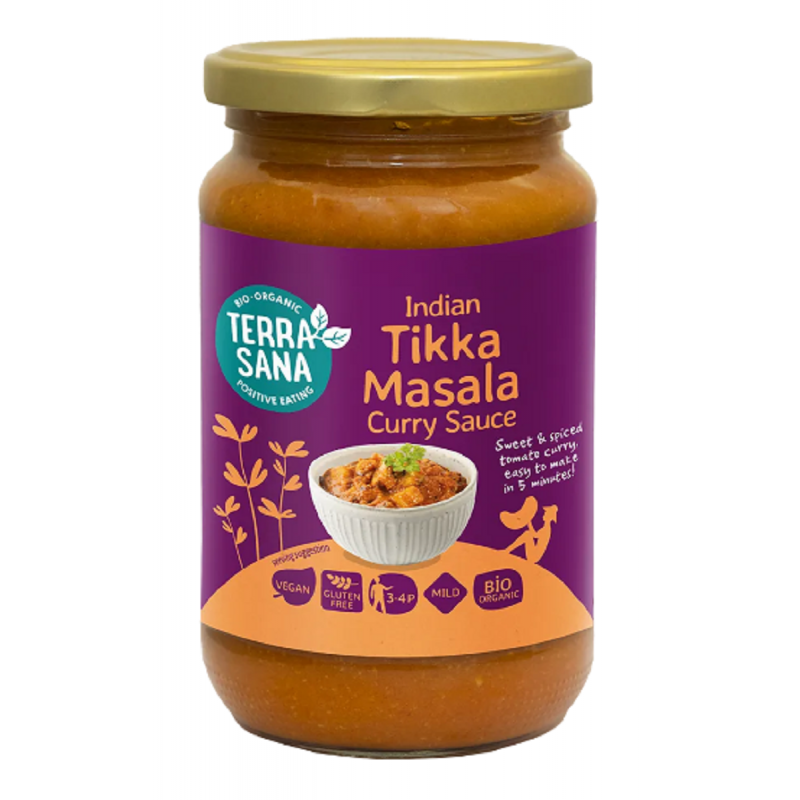 SOS CURRY INDIAN TIKKA MASALA BEZGLUTENOWY BIO 350 g - TERRASANA