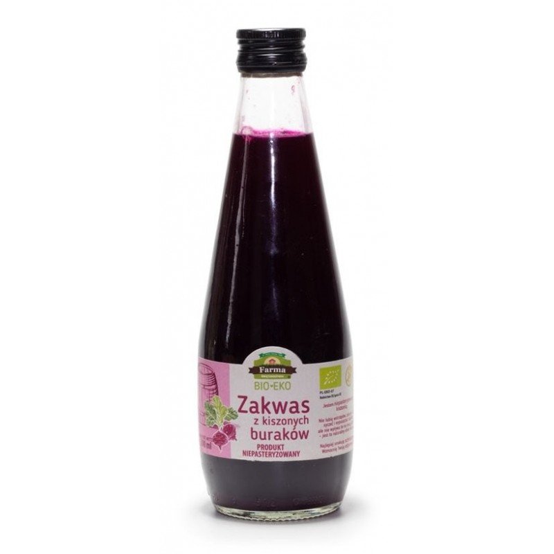 ZAKWAS Z BURAKÓW KISZONYCH BEZGLUTENOWY BIO 300 ml - FARMA ŚWIĘTOKRZYSKA