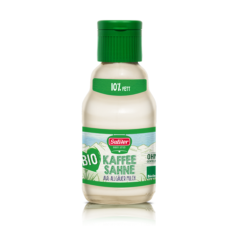 ŚMIETANKA DO KAWY 10 % BIO 165 g - SALITER