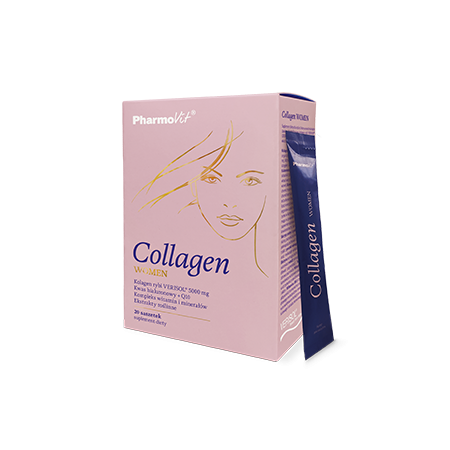 KOLAGEN RYBI (5 000 mg) DLA KOBIET BEZGLUTENOWY 20 SASZETEK - PHARMOVIT