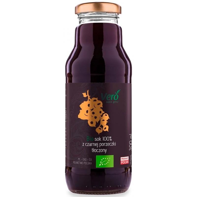 SOK Z CZARNEJ PORZECZKI NFC BIO 300 ml - VERO