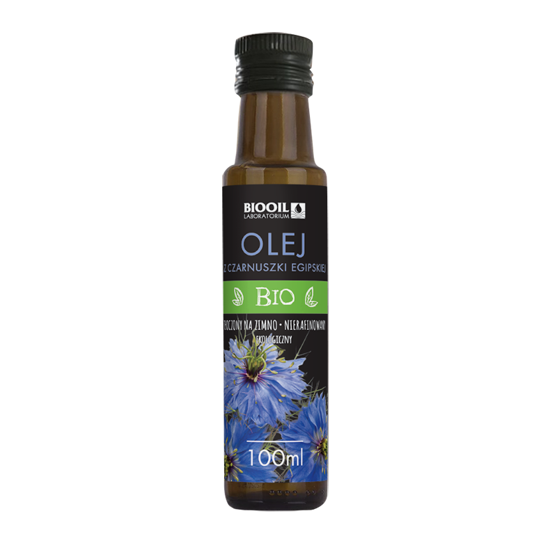 OLEJ Z CZARNUSZKI EGIPSKIEJ TŁOCZONY NA ZIMNO BIO 100 ml - BIOOIL