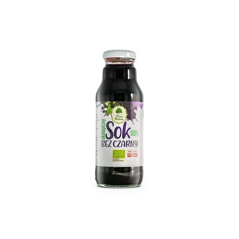 SOK Z CZARNEGO BZU BIO 270 ml - DARY NATURY