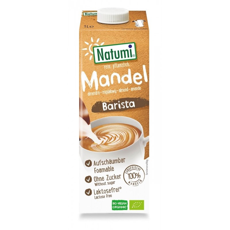 NAPÓJ MIGDAŁOWY BARISTA BEZ CUKRU BIO 1 L - NATUMI