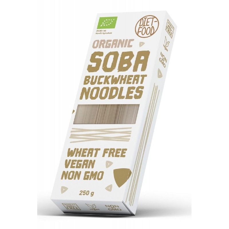 MAKARON (GRYCZANY) NOODLE SOBA BIO 250 g - DIET-FOOD