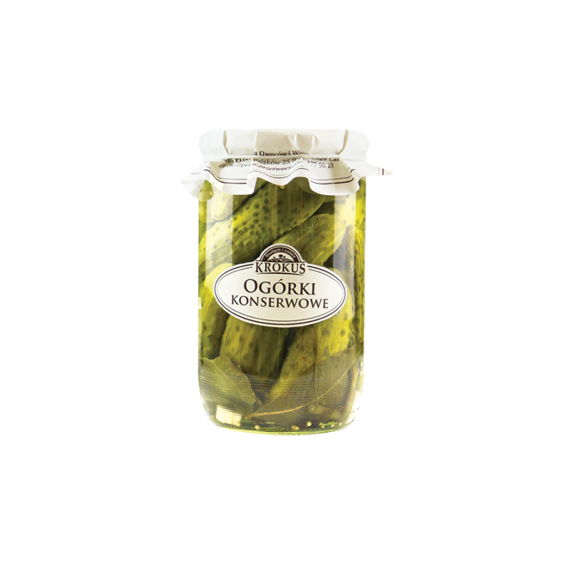 OGÓRKI KONSERWOWE 650 g (320 g) - KROKUS