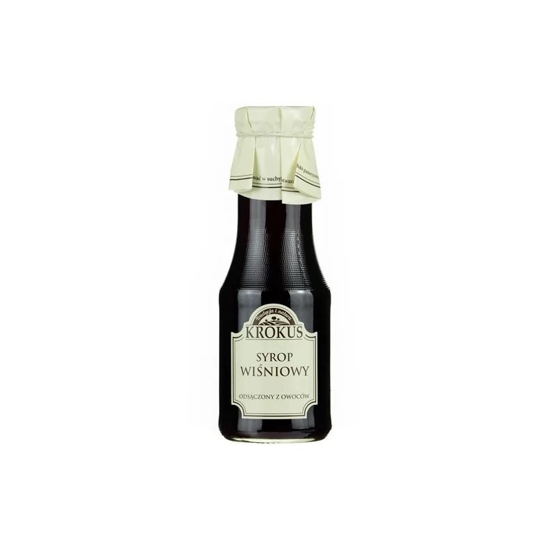 SYROP WIŚNIOWY BEZGLUTENOWY 355 g (280 ml) - KROKUS