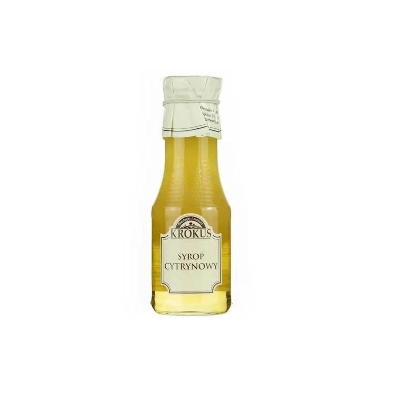 SYROP CYTRYNOWY BEZGLUTENOWY 355 g (280 ml) - KROKUS