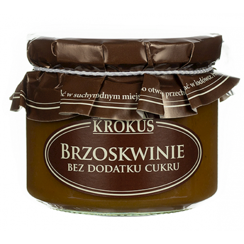 BRZOSKWINIE BEZ DODATKU CUKRÓW 310 g - KROKUS