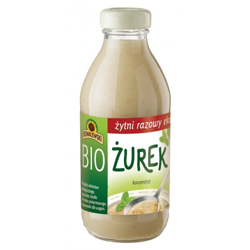 ŻUREK ŻYTNI RAZOWY KONCENTRAT BIO 320 ml - KOWALEWSKI