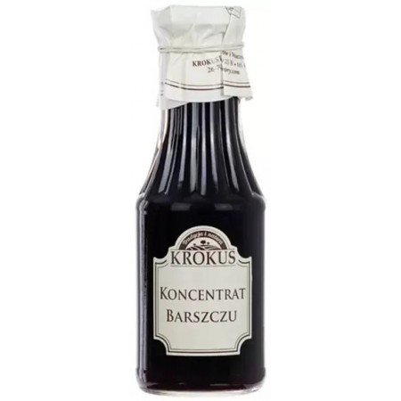 BARSZCZ CZERWONY BEZGLUTENOWY KONCENTRAT 280 ml - KROKUS