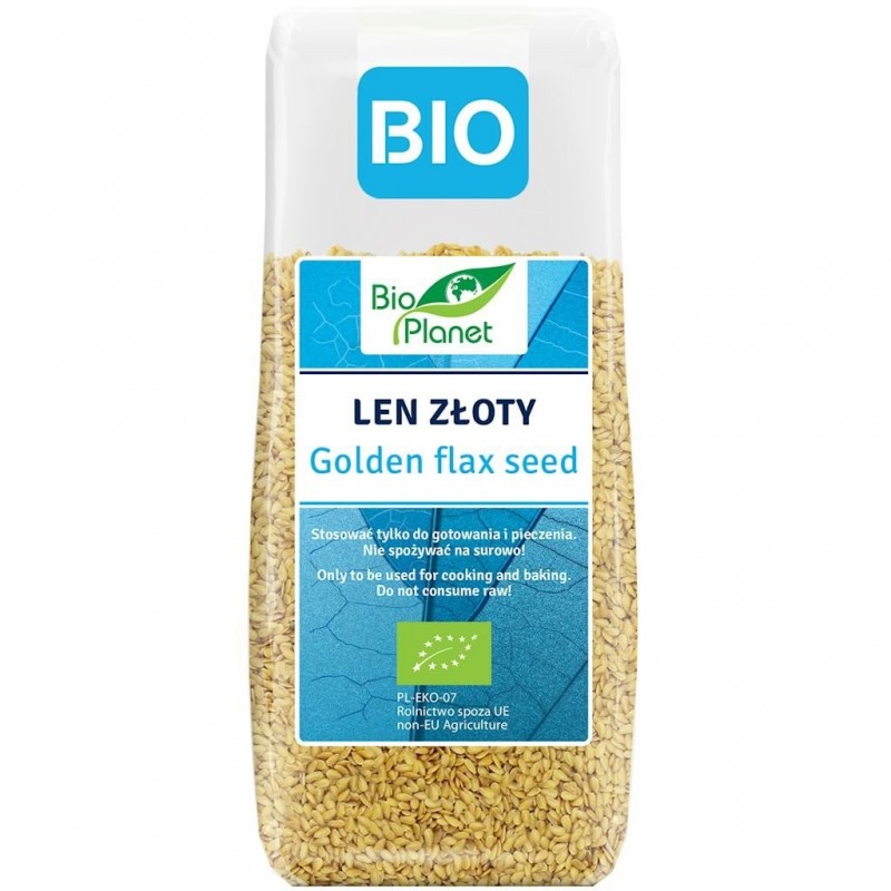 LEN BRĄZOWY (SIEMIĘ LNIANE) BIO 200 g - BIO PLANET