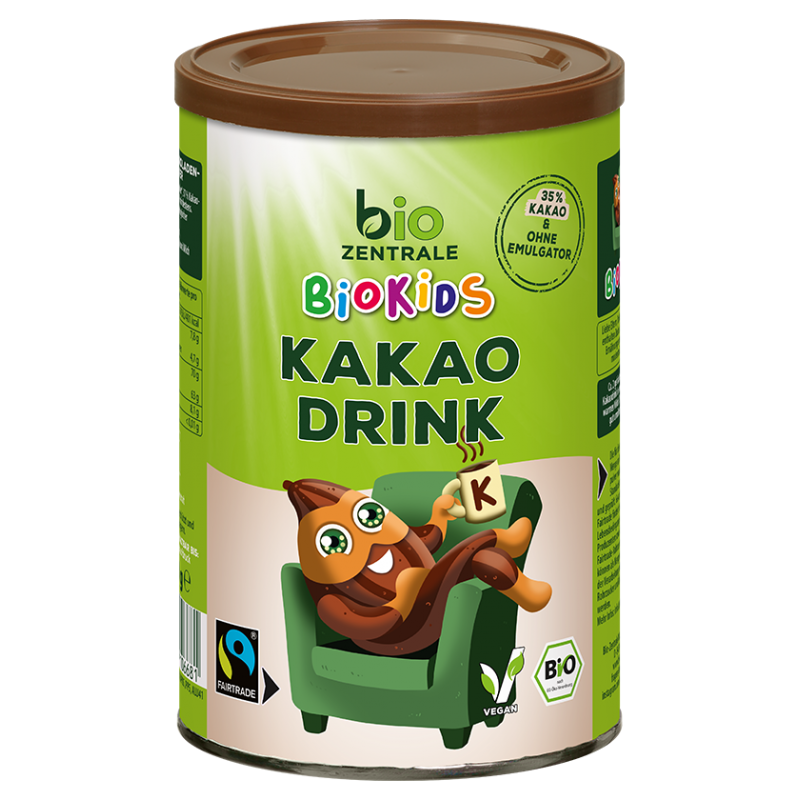 CZEKOLADA W PROSZKU DLA DZIECI FAIR TRADE BIO 300 g - BIO ZENTRALE (BIOKIDS)
