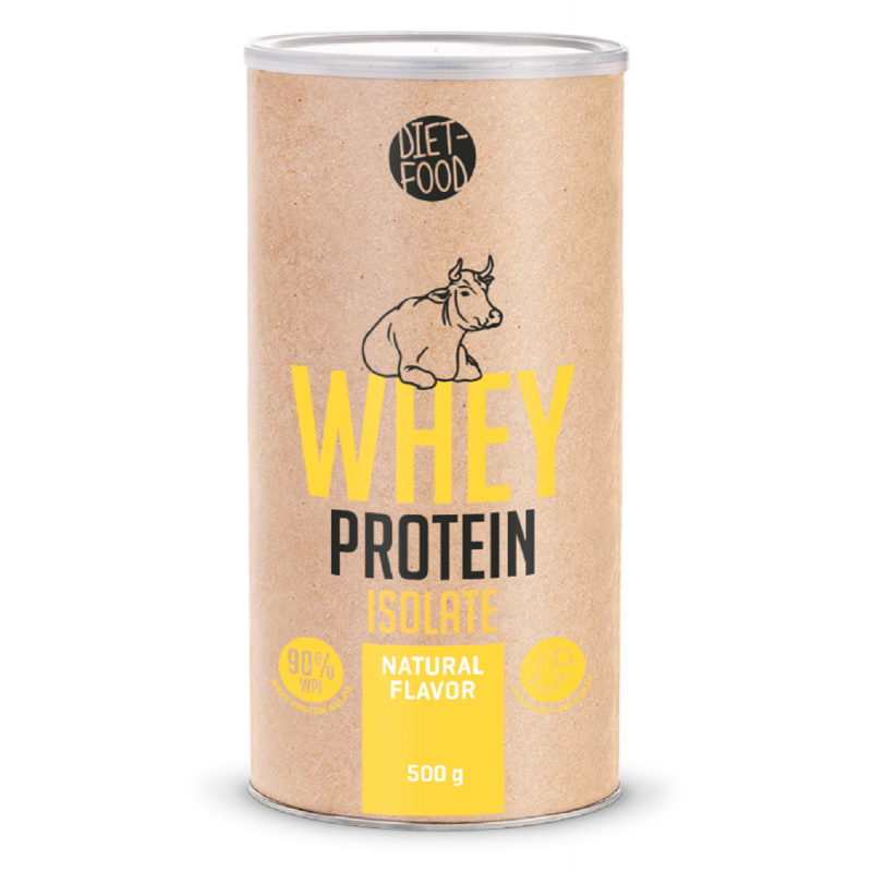 BIAŁKO SERWATKOWE Z KAKAO (KONCENTRAT WPC 77) BIO 500 g - DIET-FOOD