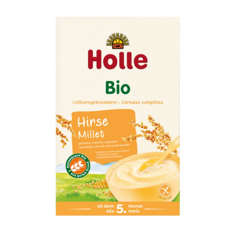 KASZKA RYŻOWA BEZ DODATKU CUKRÓW BEZGLUTENOWA OD 5 MIESIĄCA BIO 250 g - HOLLE