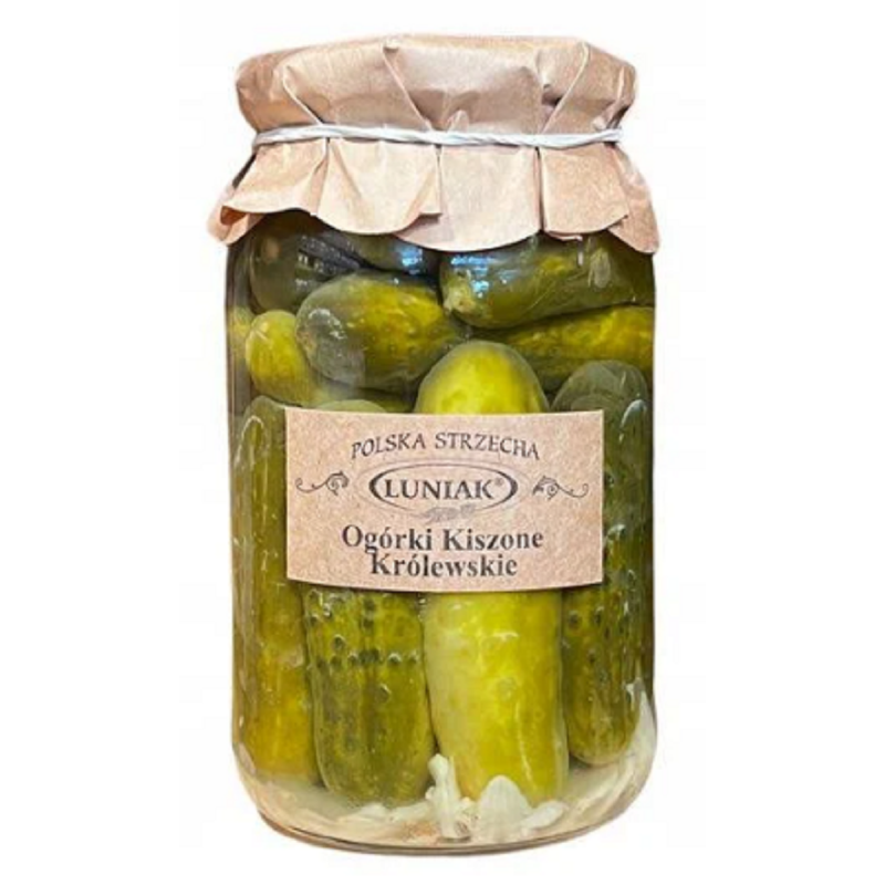 OGÓRKI KISZONE KRÓLEWSKIE 710 g (410 g) - LUNIAK