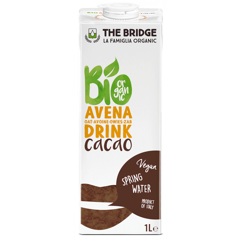 NAPÓJ OWSIANY O SMAKU CZEKOLADOWYM BIO 1 L - THE BRIDGE