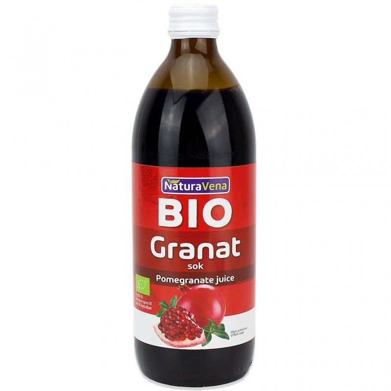 SOK Z GRANATU 100 % 250 ml - NATURAVENA