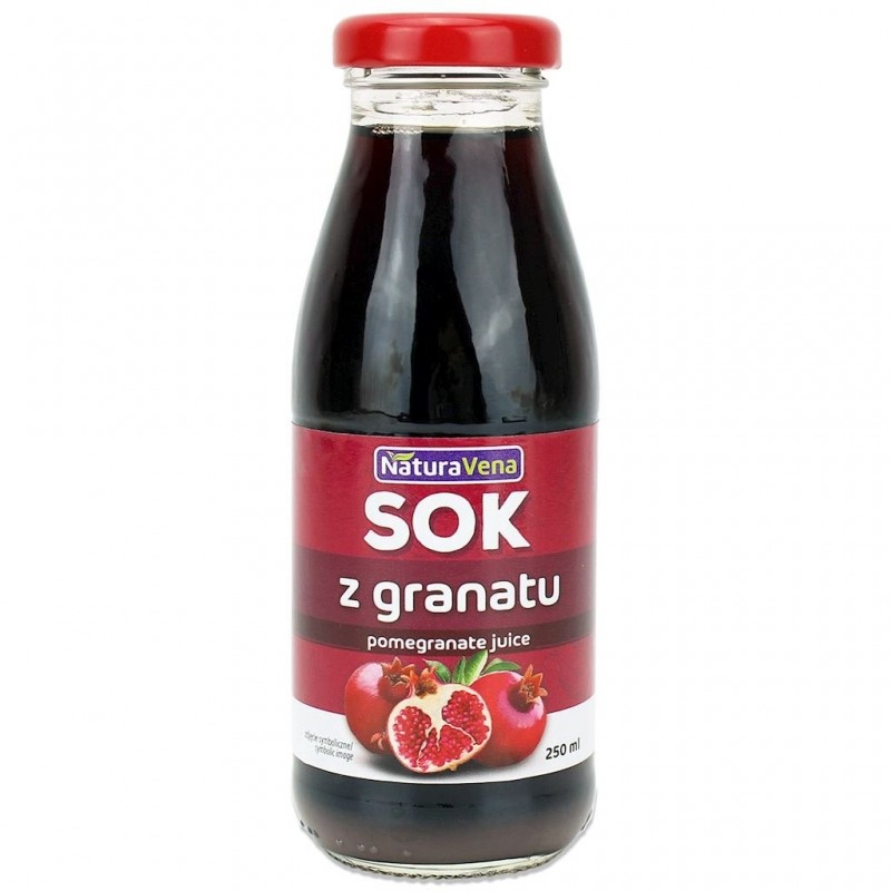 SOK Z GRANATU 100 % BIO 500 ml - NATURAVENA