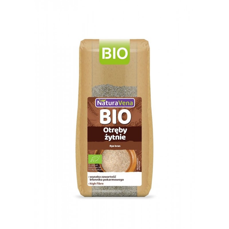 OTRĘBY ŻYTNIE BIO 200 g - NATURAVENA