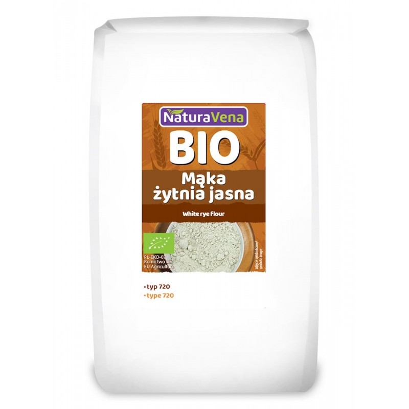 MĄKA ŻYTNIA CHLEBOWA TYP 720 BIO 1 kg - NATURAVENA