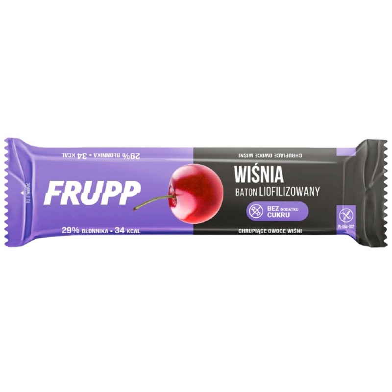 BATON LIOFILIZOWANY WIŚNIOWY BEZGLUTENOWY 10 g - CELIKO (FRUPP)