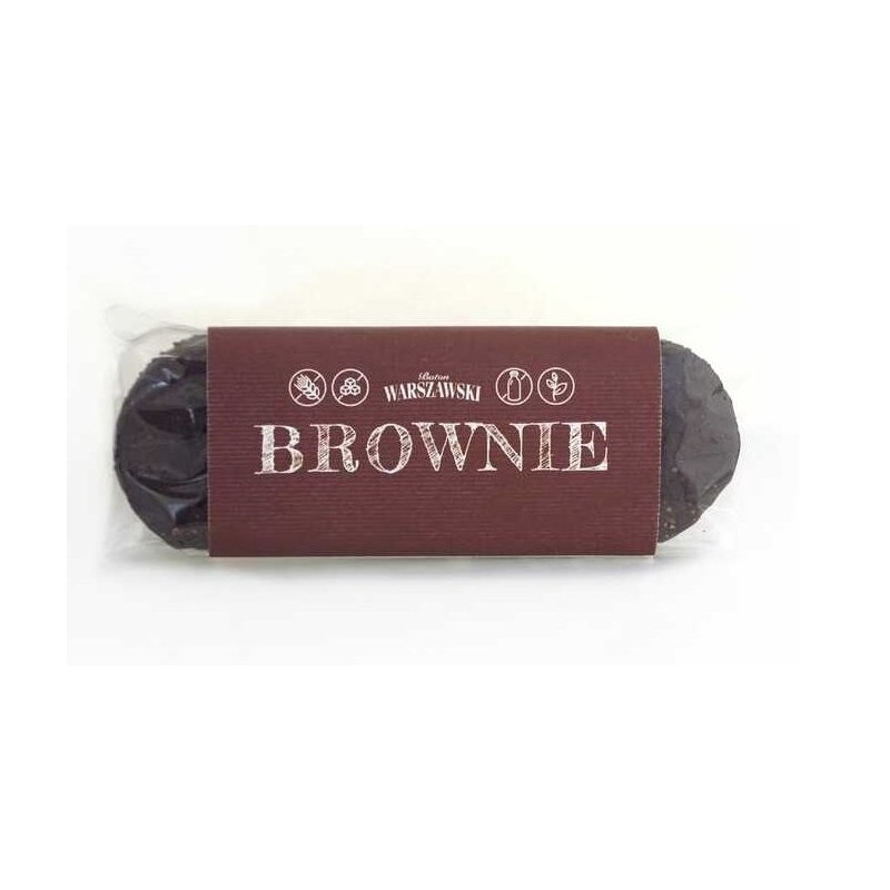 BATON BROWNIE BEZGLUTENOWY 50 g - BATON WARSZAWSKI