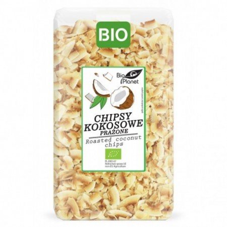 CHIPSY KOKOSOWE PRAŻONE BIO 400 g - BIO PLANET