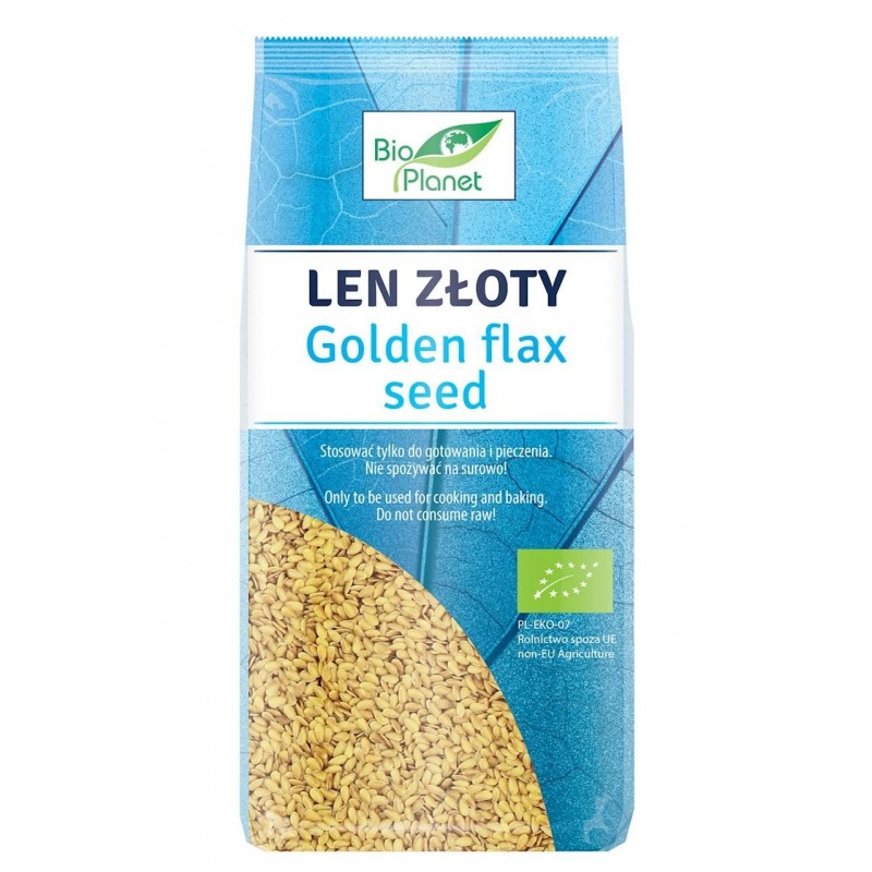 LEN BRĄZOWY (SIEMIĘ LNIANE) BIO 400 g - BIO PLANET