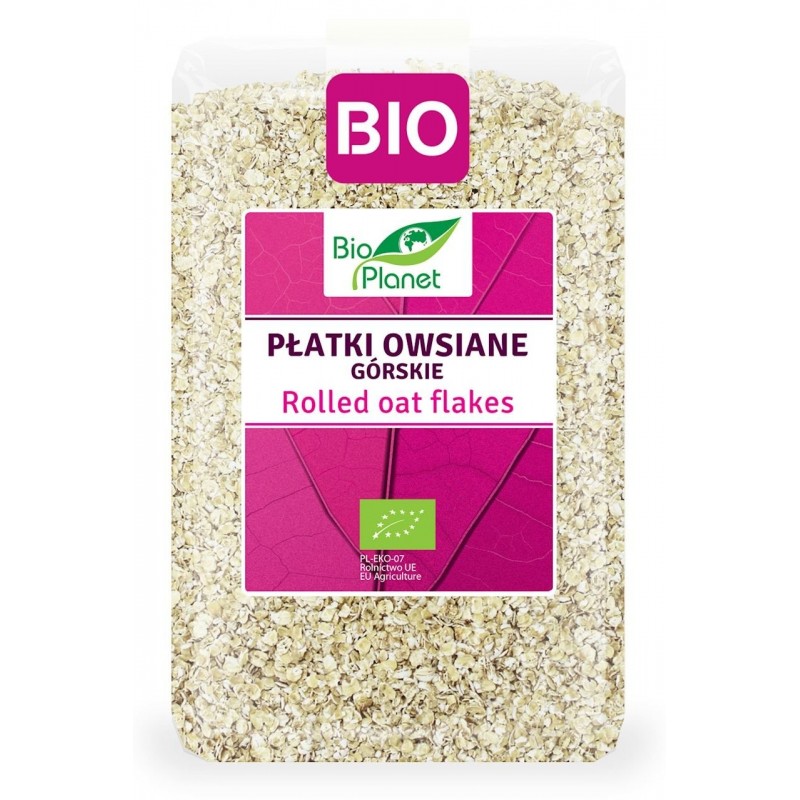 PŁATKI OWSIANE GÓRSKIE BIO 1 kg - BIO PLANET