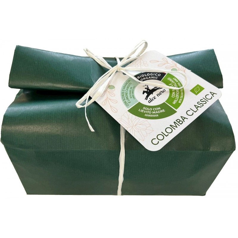 CIASTO WIELKANOCNE COLOMBA CLASSICA BIO 750 g - ALCE NERO (PRODUKT SEZONOWY)