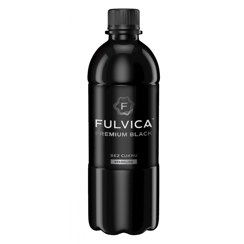 CZARNA WODA GAZOWANA 500 ml - AQUA EAST (FULVICA)