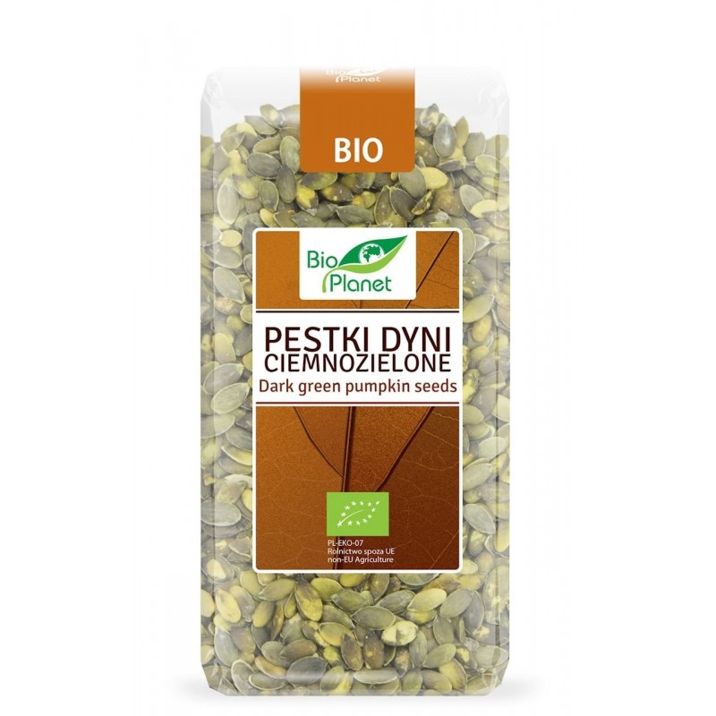 PESTKI DYNI CIEMNOZIELONE (UPRAWIANE W EUROPIE) BIO 350 g - BIO PLANET