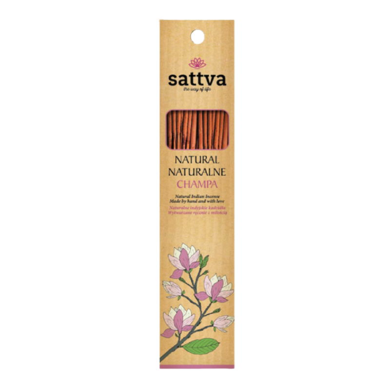 KADZIDŁO INDYJSKIE CHAMPA (15 szt.) 30 g - SATTVA (WELLNESS)