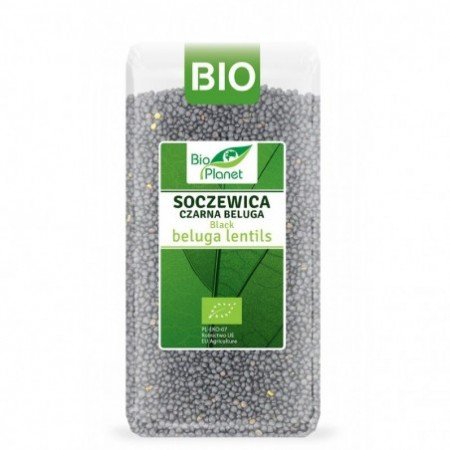 SOCZEWICA CZARNA BELUGA BIO 400 g - BIO PLANET