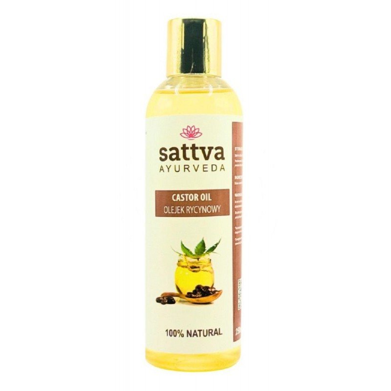 OLEJEK KOSMETYCZNY RYCYNOWY 250 ml - SATTVA (AYURVEDA)