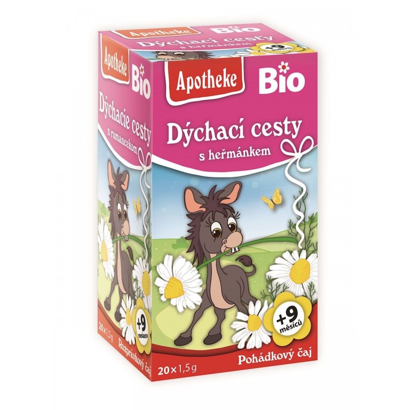 HERBATKA DLA DZIECI - NA DROGI ODDECHOWE PO 9 MIESIĄCU BIO (20 x 1,5 g) 30 g - APOTHEKE