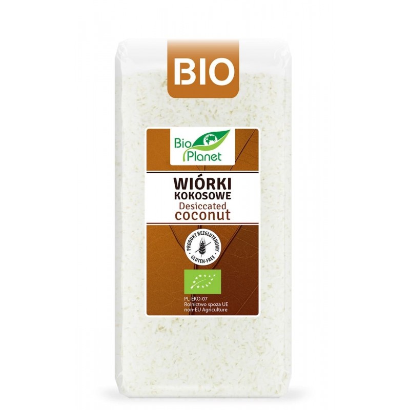 WIÓRKI KOKOSOWE BEZGLUTENOWE BIO 200 g - BIO PLANET