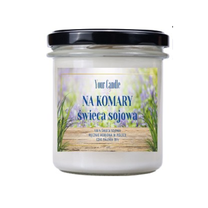 ŚWIECA SOJOWA NA KOMARY 150 ml - YOUR CANDLE (PRODUKT SEZONOWY)