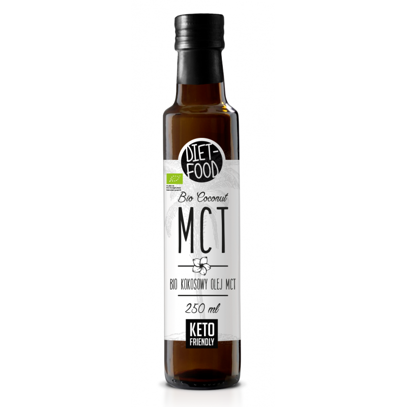 OLEJ KOKOSOWY MCT KETO BIO 250 ml - DIET-FOOD